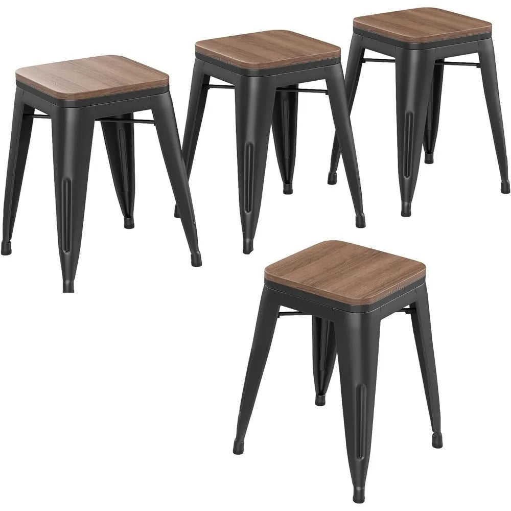 Set of 4 Stackable Kids Stools