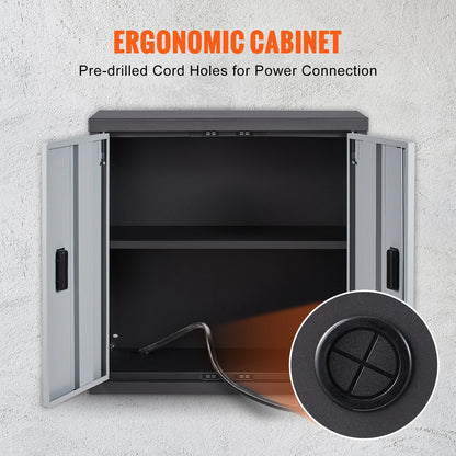 Foldable Wall Cabinet Metal Garage Locker