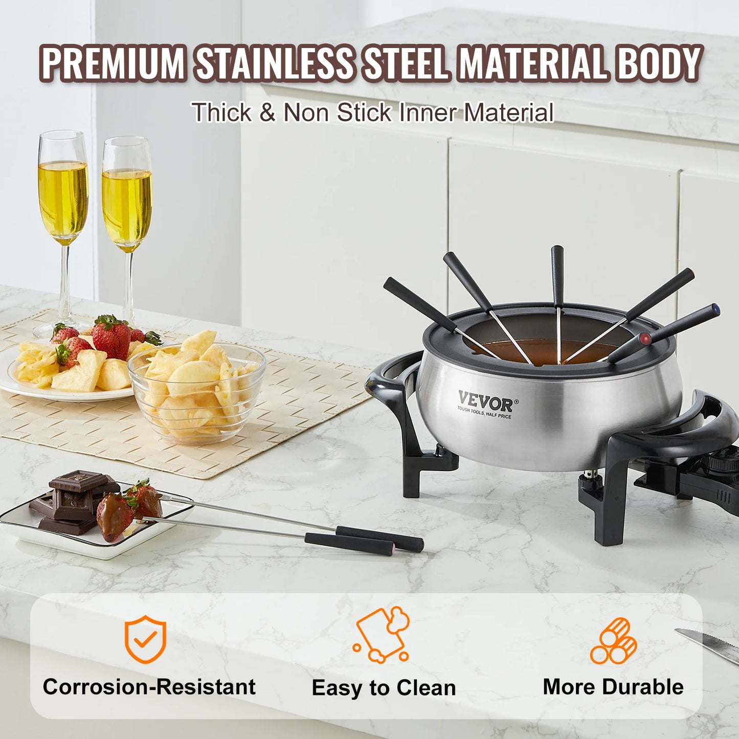 3Qt Electric Chocolate Melting Pot Fondue