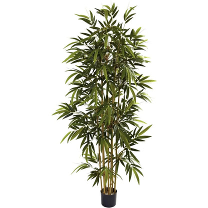 Bamboo Tree-6FT Fake Adjustable Leaves and Pot-Faux