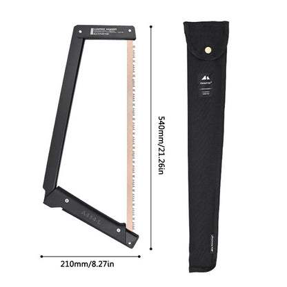 Long Blade Portable Folding Bow Saw with Storage Bag