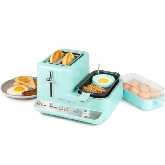 Breakfast Station for the kitchen 3-in-1 , bread machine  toaster oven