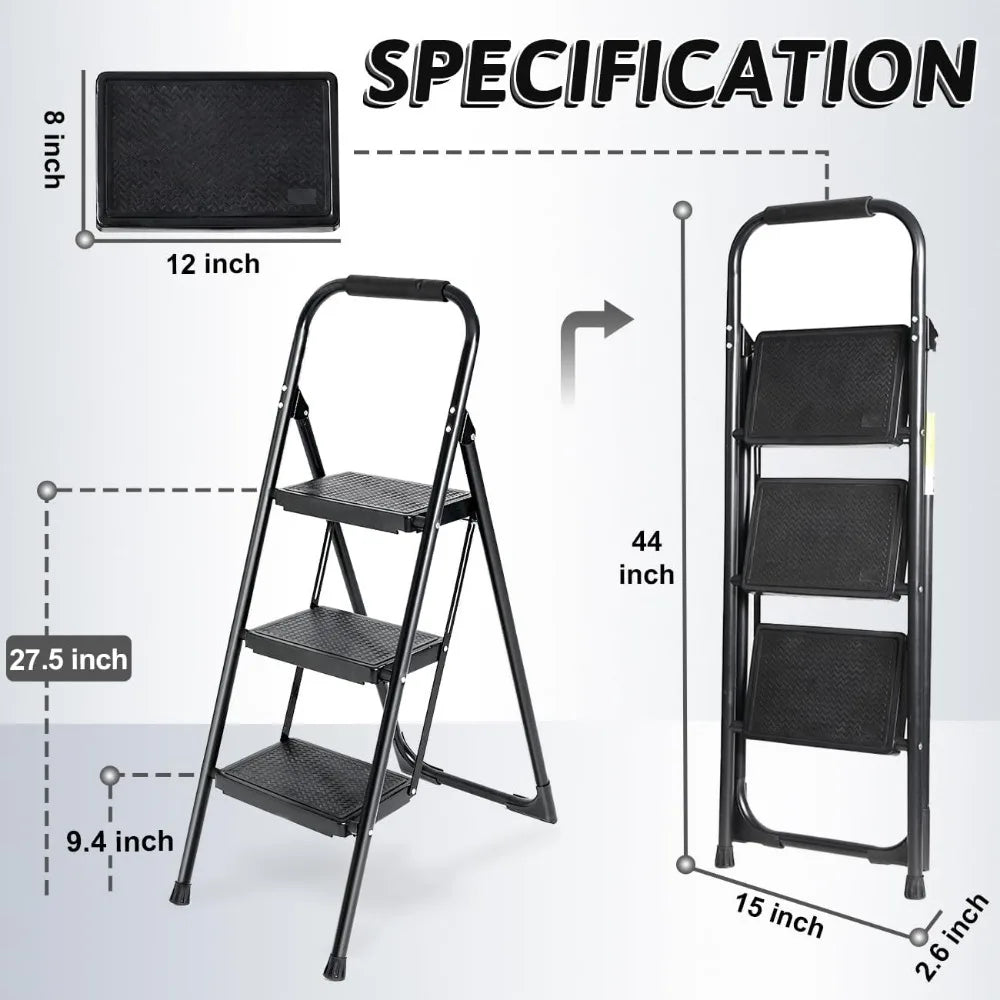 3 Step Folding with Handgrip