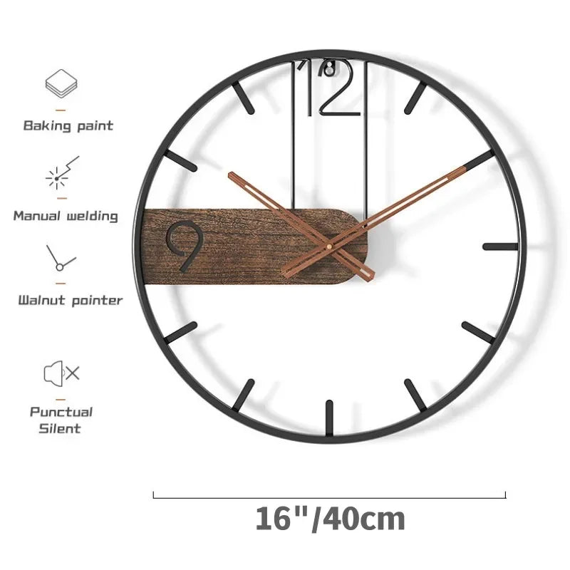 Big Iron Wall Clock