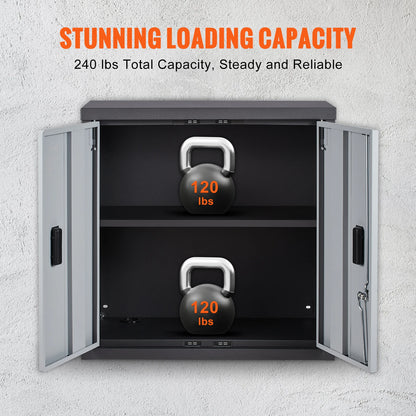 Foldable Wall Cabinet Metal Garage Locker