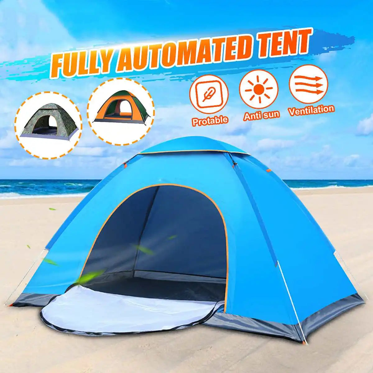 3-4 Person Camping Tents