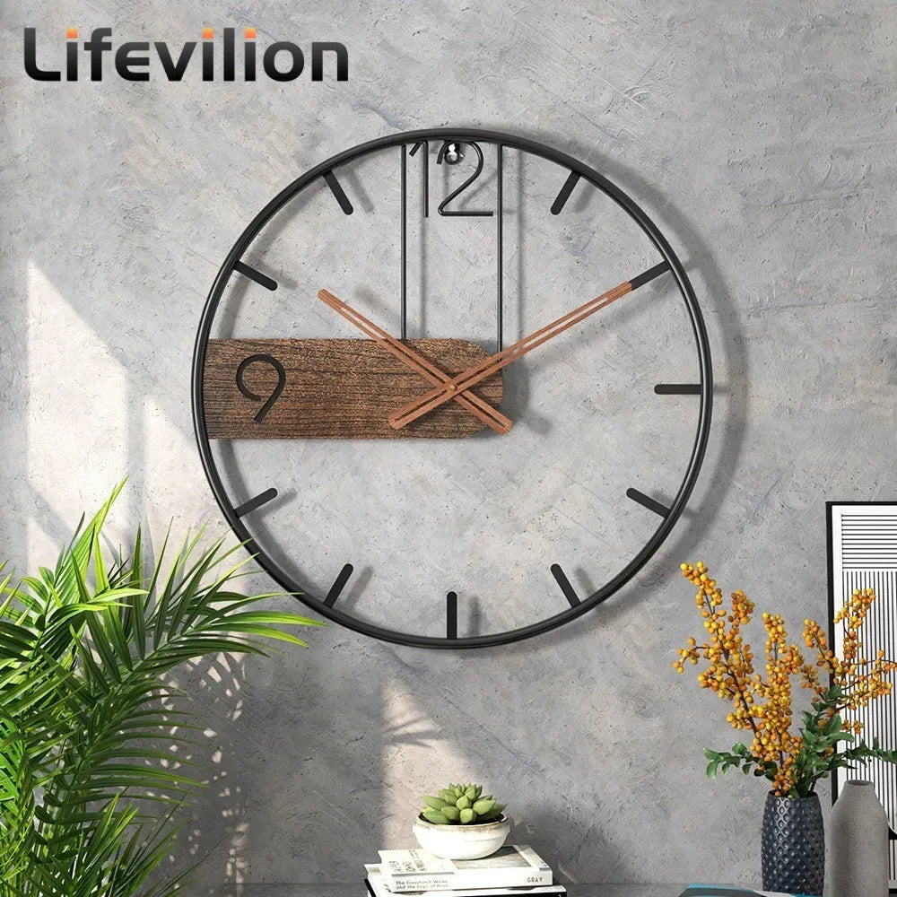 Big Iron Wall Clock