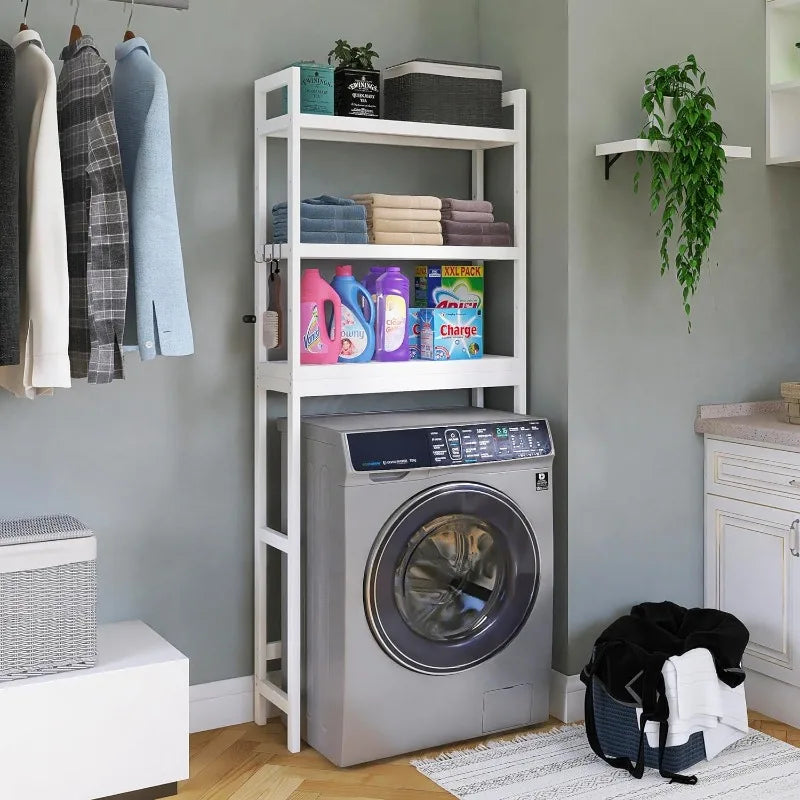 Bathroom Storage Shelf,  3-Tier Adjustable Shelves