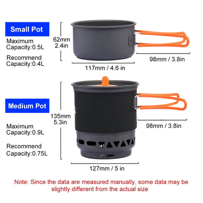 Camping Cooking System with Heat Exchanger