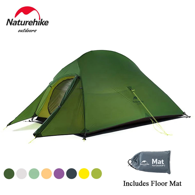 3 Person Camping Tent 20D Nylon Ultralight Waterproof