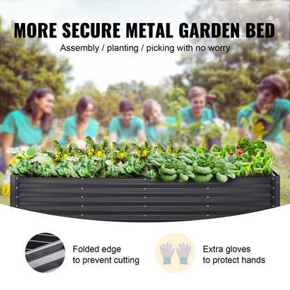 Garden Bed Kit Large Metal Raised Planter Box