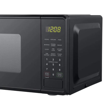 Countertop Microwave Oven, 700 Watts, Black,