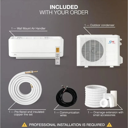 Mini Split Air Conditioner and Heater, 12,000 BTU