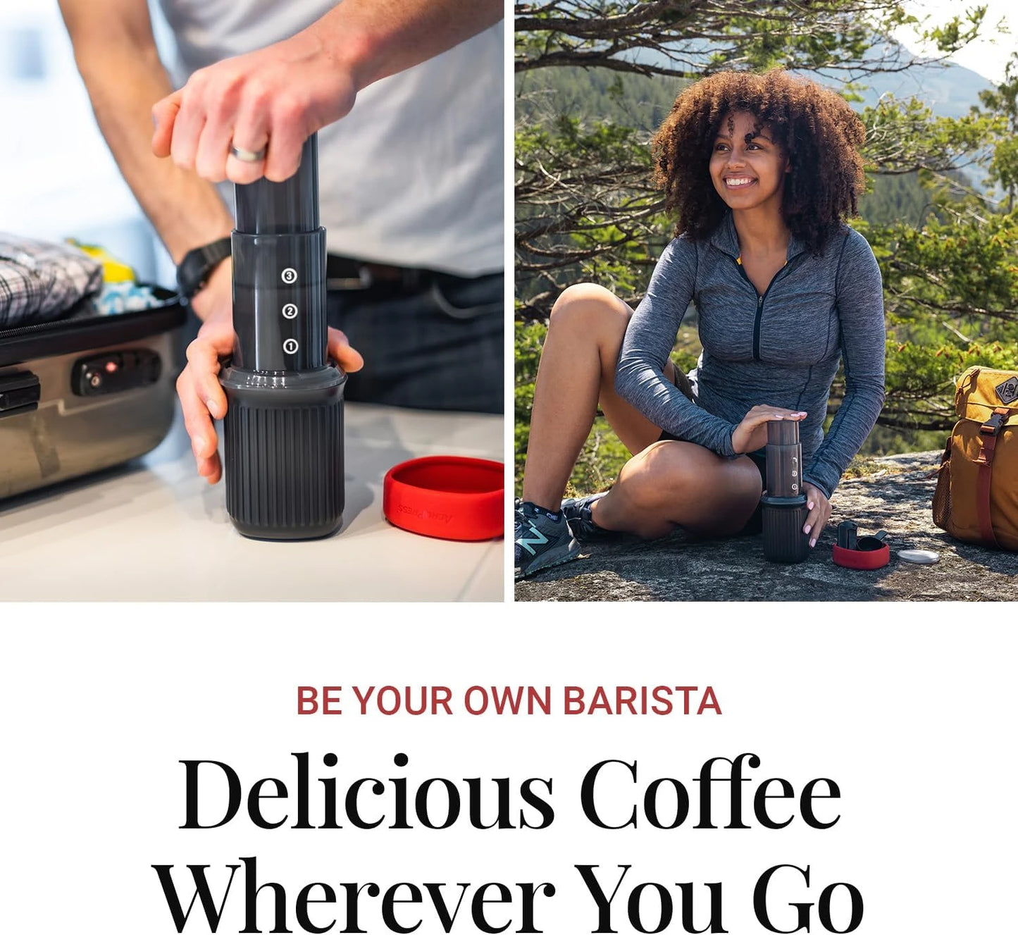 Go Travel Coffee Press Kit