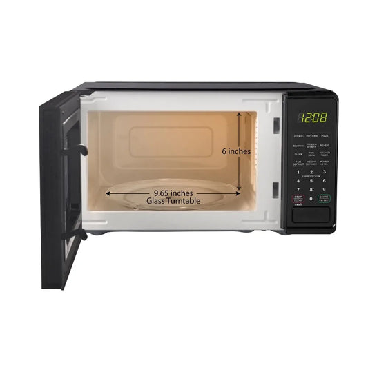 Countertop Microwave Oven, 700 Watts, Black,