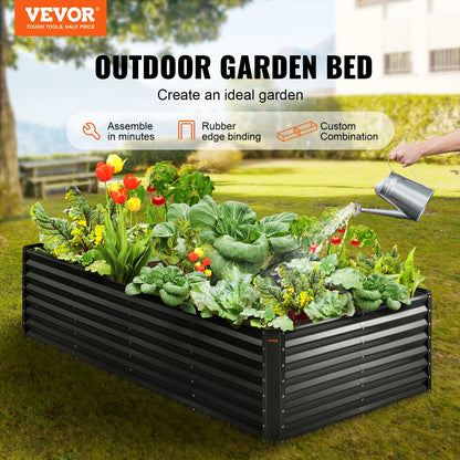 Garden Bed Kit Large Metal Raised Planter Box