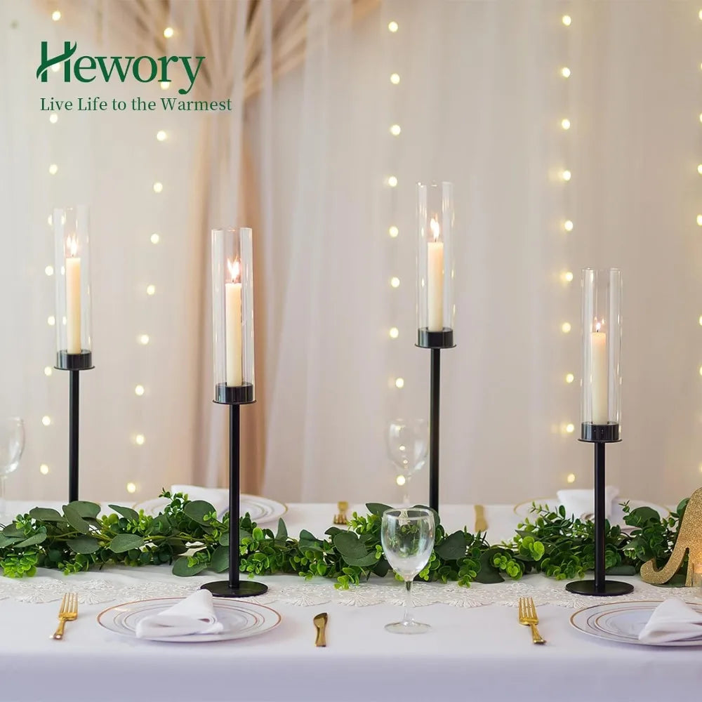 12Pcs Taper Candle Holder Centerpieces